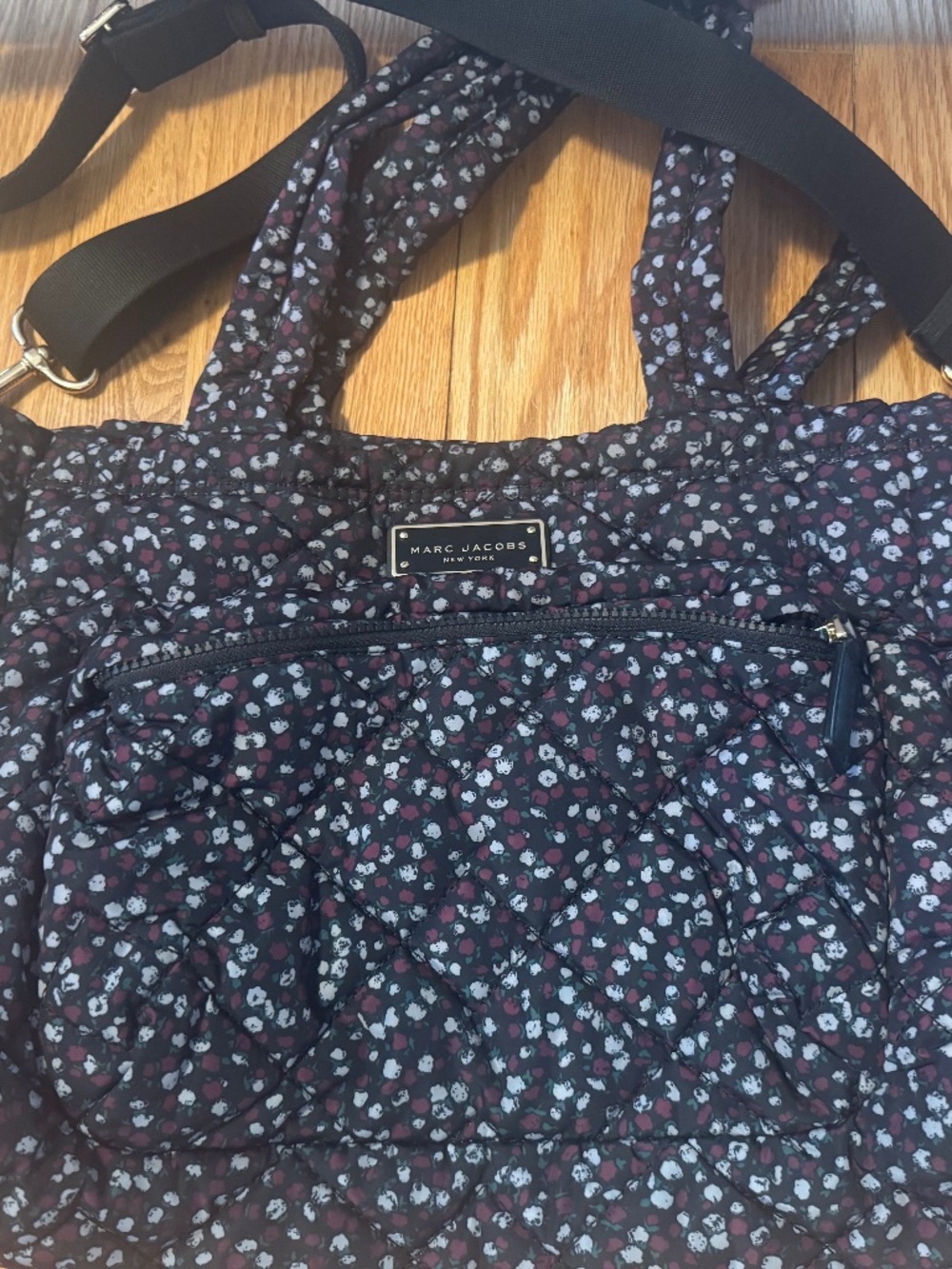Marc Jacobs floral diaper bag